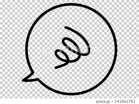 簡單的模糊標記和對話氣泡插圖 2 簡單的模糊標記和對話氣泡插圖 2 141662761