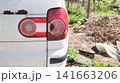 Broken Rear Tail Light on Car 141663206