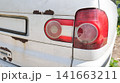 Broken Rear Tail Light on Car 141663211