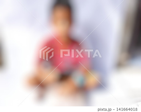 blurred background of shopping mall 141664018