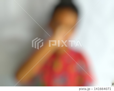 blurred image of school kids 141664071
