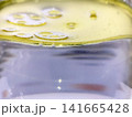 Close up view of oil and water separation with round bubbles chemistry scientific research fluid dynamics abstract background photo image visual element stock photography 141665428