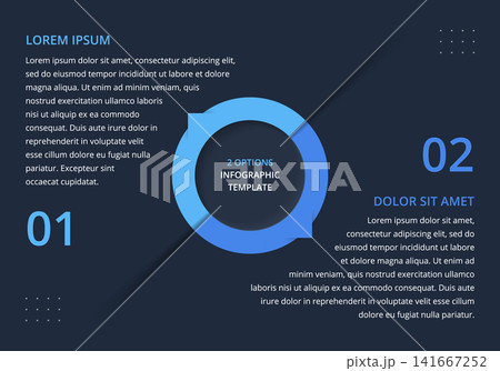 Two Options Comparison Infographic Template Two Options Comparison Infographic Template 141667252