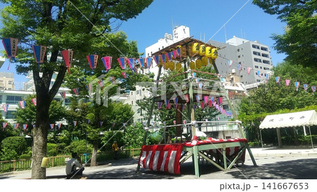 御徒町公園 盆踊りのやぐら 御徒町公園 盆踊りのやぐら 141667653