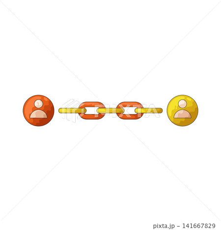 Illustration of Cooperation Chain Illustration of Cooperation Chain 141667829