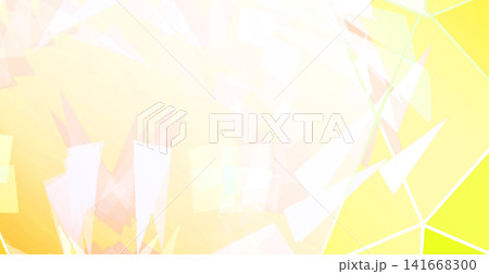 宝石のようにきらめく幾何学的な背景、黄色 宝石のようにきらめく幾何学的な背景、黄色 141668300