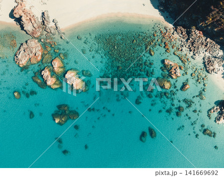 Drone View of Untouched Coastal Landscape 141669692