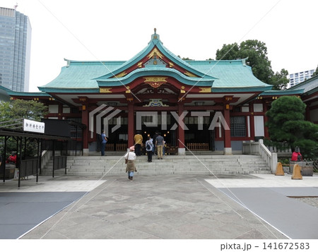 東京・赤坂の日枝神社(本殿) 東京・赤坂の日枝神社(本殿) 141672583