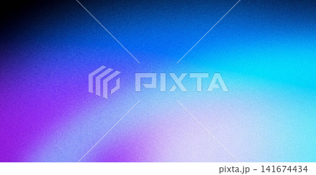 Blue purple cyan and white abstract grainy gradient background with glowing noise texture Blue purple cyan and white abstract grainy gradient background with glowing noise texture 141674434