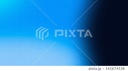 Blue cyan and dark blue abstract grainy gradient background with smooth glowing texture Blue cyan and dark blue abstract grainy gradient background with smooth glowing texture 141674536
