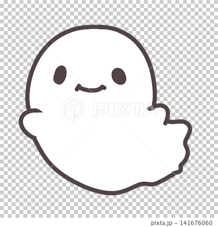 Ghost illustration (line drawing) Ghost illustration (line drawing) 141676060