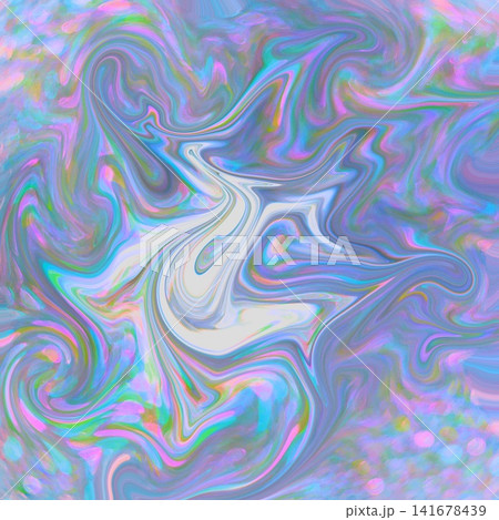 Abstract holographic iridescent pastel liquid swirl texture metallic rainbow foil background presentation banner wallpaper backdrop poster print visual graphic clipart artwork design Abstract holographic iridescent pastel liquid swirl texture metallic rainbow foil background presentation banner wallpaper backdrop poster print visual graphic clipart artwork design 141678439
