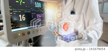 Concept of care and treatment of heart disease by specialist doctors Concept of care and treatment of heart disease by specialist doctors 141679054