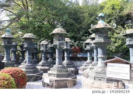 東京都台東区上野公園の上野東照宮の風景 東京都台東区上野公園の上野東照宮の風景 141684234