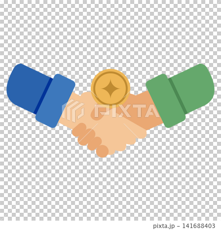 Handshake Partnership and Agreement Icon Vector, Business Deal Symbol Illustration Handshake Partnership and Agreement Icon Vector, Business Deal Symbol Illustration 141688403