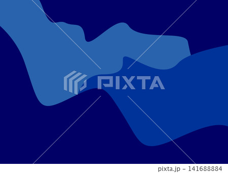 Abstract Blue Wave Background Vector, Dynamic Shape Design Template Illustration Abstract Blue Wave Background Vector, Dynamic Shape Design Template Illustration 141688884