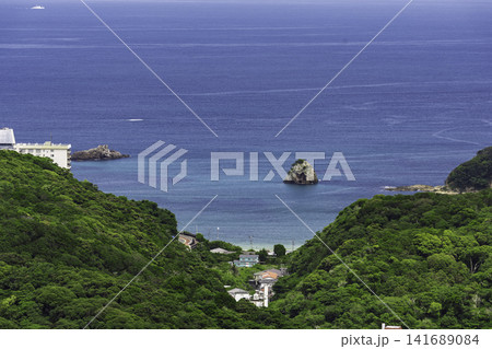 寝姿山展望台から眺める下田の海 寝姿山展望台から眺める下田の海 141689084