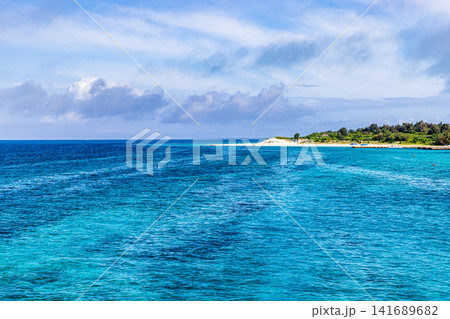宮古島 来間大橋から望む絶景 宮古島 来間大橋から望む絶景 141689682
