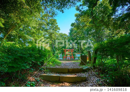 神奈川県厚木市の鳶尾山金毘羅神社 141689818