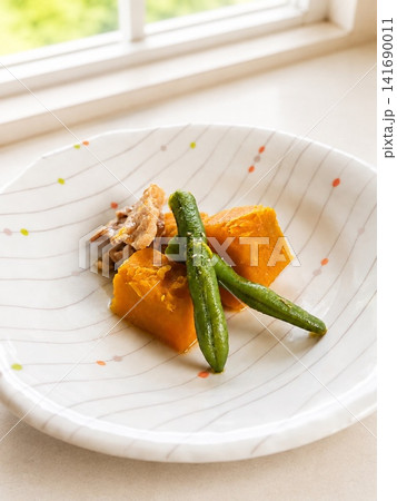 家庭で作るかぼちゃの煮物 家庭で作るかぼちゃの煮物 141690011