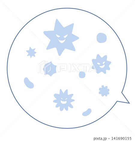元気なばい菌のイラスト 元気なばい菌のイラスト 141690155