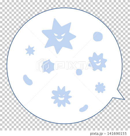 元気なばい菌のイラスト 元気なばい菌のイラスト 141690155