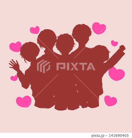 アイドルグループ 5人組 ハート アイドルグループ 5人組 ハート 141690403