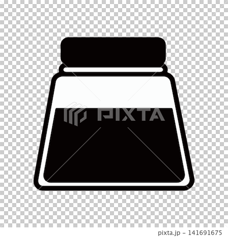 Ink bottle icon vector Ink bottle icon vector 141691675