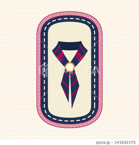 Vintage Scout Neckerchief Merit Badge Vector, Retro Embroidery Patch, Outdoor Leadership Achievement Emblem for Camping, Apparel, Stickers and Adventure Designs Vintage Scout Neckerchief Merit Badge Vector, Retro Embroidery Patch, Outdoor Leadership Achievement Emblem for Camping, Apparel, Stickers and Adventure Designs 141692370