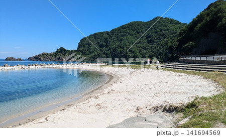 綺麗な海と砂浜 綺麗な海と砂浜 141694569