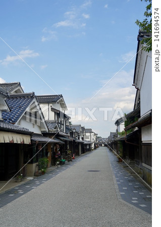 篠山市の城下町の古い町並み 篠山市の城下町の古い町並み 141694574