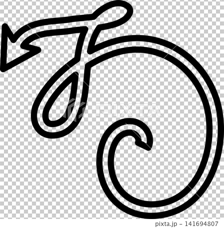 Arrows bold line. Freehand style, direction, cursor Arrows bold line. Freehand style, direction, cursor 141694807