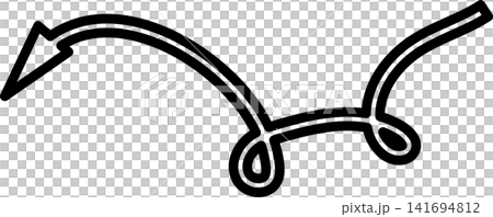 Arrows bold line. Freehand style, direction, cursor Arrows bold line. Freehand style, direction, cursor 141694812
