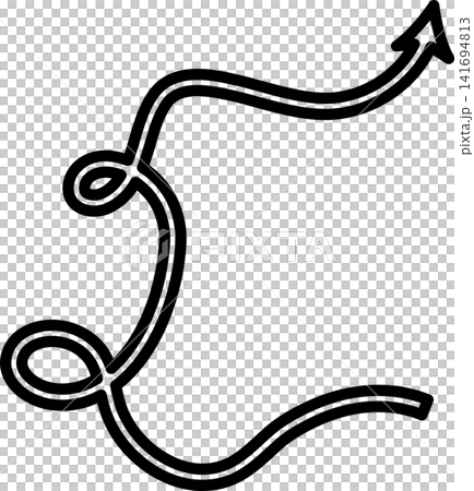 Arrows bold line. Freehand style, direction, cursor Arrows bold line. Freehand style, direction, cursor 141694813