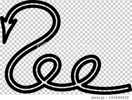 Arrows bold line. Freehand style, direction, cursor Arrows bold line. Freehand style, direction, cursor 141694830