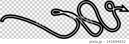 Arrows bold line. Freehand style, direction, cursor Arrows bold line. Freehand style, direction, cursor 141694832