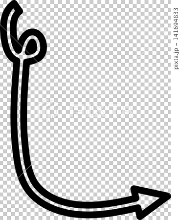 Arrows bold line. Freehand style, direction, cursor Arrows bold line. Freehand style, direction, cursor 141694833