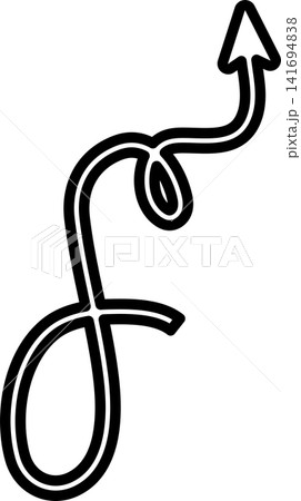 Arrows bold line. Freehand style, direction, cursor Arrows bold line. Freehand style, direction, cursor 141694838