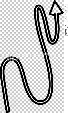 Arrows bold line. Freehand style, direction, cursor Arrows bold line. Freehand style, direction, cursor 141694871