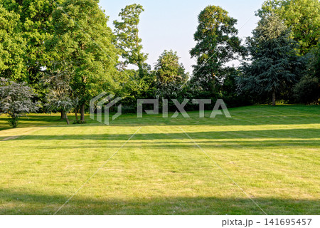 An expansive green lawn and mature trees in a parkland landscape in Maidenhead 141695457