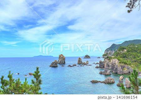 青海島の海上アルプス 青海島の海上アルプス 141696154