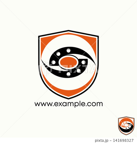 Flange pipe on shield welding pipeline screw metal joint to system component logo design graphic concept creative premium vector stock image top sell Flange pipe on shield welding pipeline screw metal joint to system component logo design graphic concept creative premium vector stock image top sell 141698327