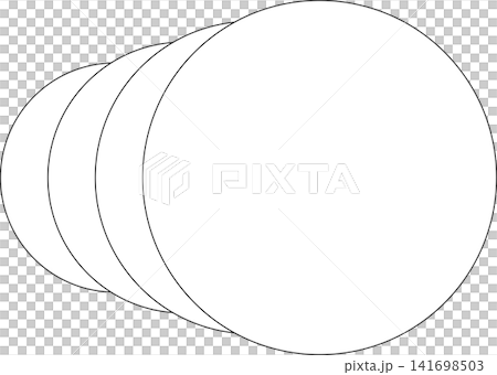 Circle white overlapping frame blend flowing. Technology design Circle white overlapping frame blend flowing. Technology design 141698503