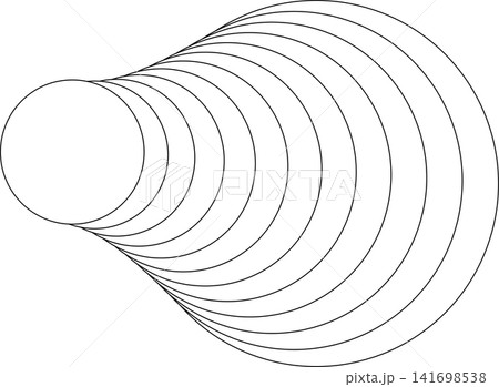 Circle white overlapping frame blend flowing. Technology design Circle white overlapping frame blend flowing. Technology design 141698538