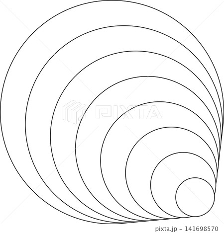 Circle white overlapping frame blend flowing. Technology design Circle white overlapping frame blend flowing. Technology design 141698570