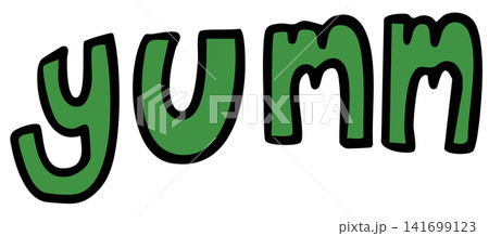 Hand written yumm letters for font, text, message, food, Asian snack, sticker, menu, cafe, restaurant, breakfast, lunch, recipe, ingredients, supermarket, grocery shopping, cuisine, quick meal, mart Hand written yumm letters for font, text, message, food, Asian snack, sticker, menu, cafe, restaurant, breakfast, lunch, recipe, ingredients, supermarket, grocery shopping, cuisine, quick meal, mart 141699123