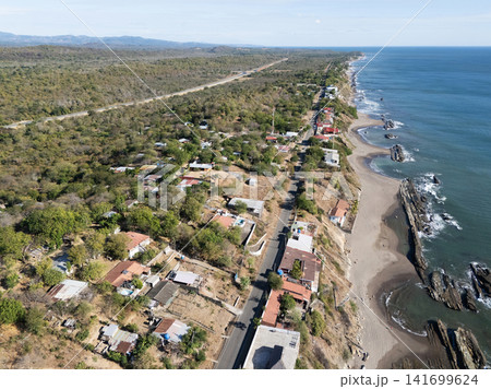 Pacific ocean landscape in Nicaragua Pacific ocean landscape in Nicaragua 141699624
