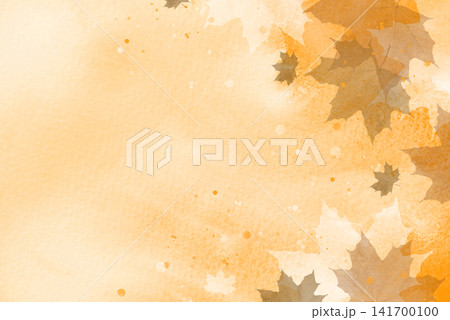 Watercolor autumn background 141700100