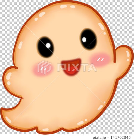 The little cute ghost in Halloween day The little cute ghost in Halloween day 141702846