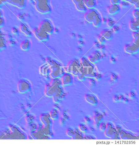 Organic Stony Clumps Normal Map Texture Organic Stony Clumps Normal Map Texture 141702856